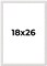 18x26 Textured Picture Frame with UV-Resistant Acrylic & Acid Free Backing, Available in 6 Finishes - Black, Blue, Brown, Gold, Grey, and White